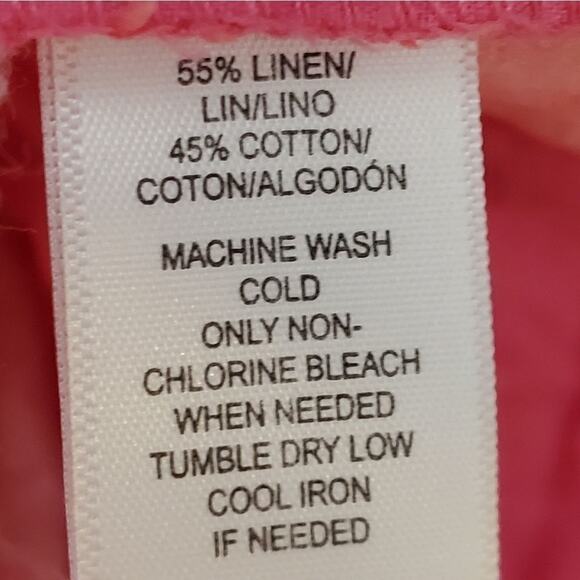 Loft linen blend‎ geometric shorts size large - Picture 5 of 6